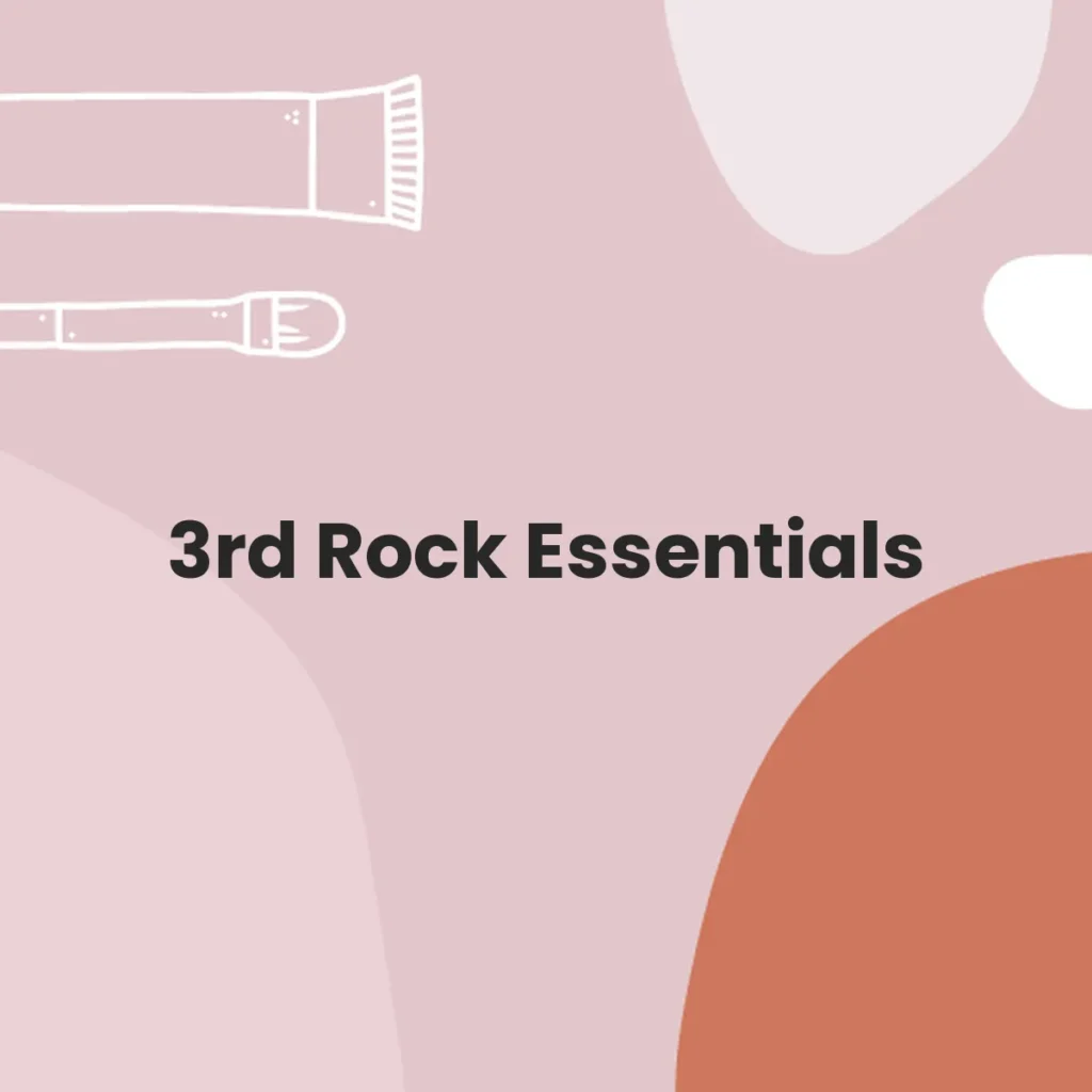 3rd Rock Essentials testa en animales?