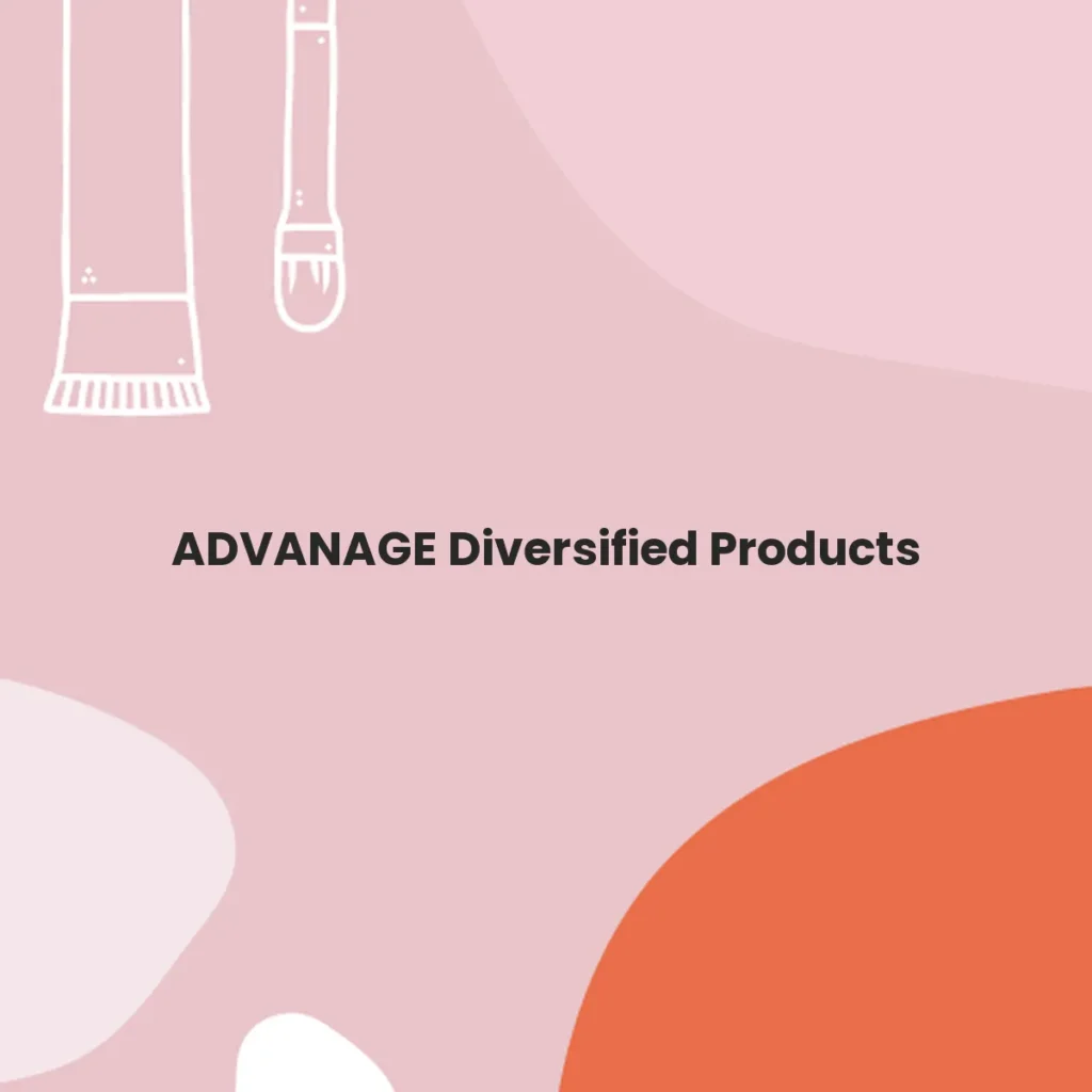 ADVANAGE Diversified Products testa en animales?