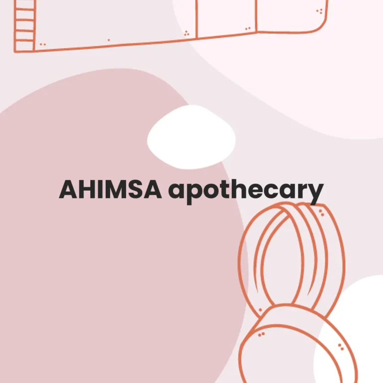 AHIMSA apothecary