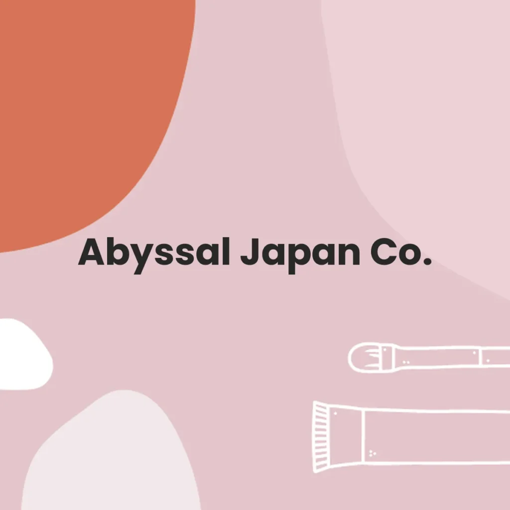 Abyssal Japan Co. testa en animales?