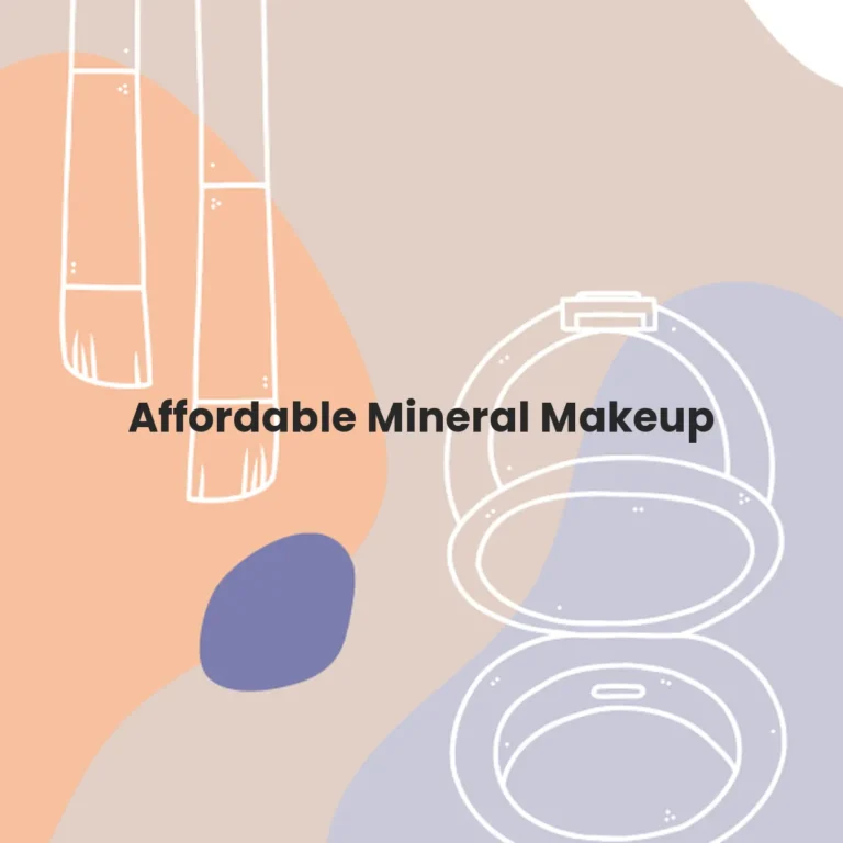 Affordable Mineral Makeup