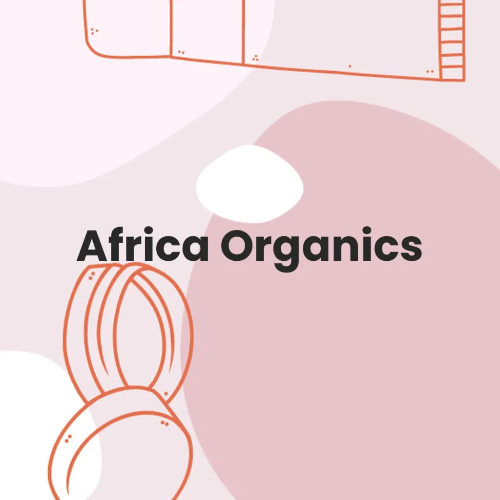 Africa Organics testa en animales?