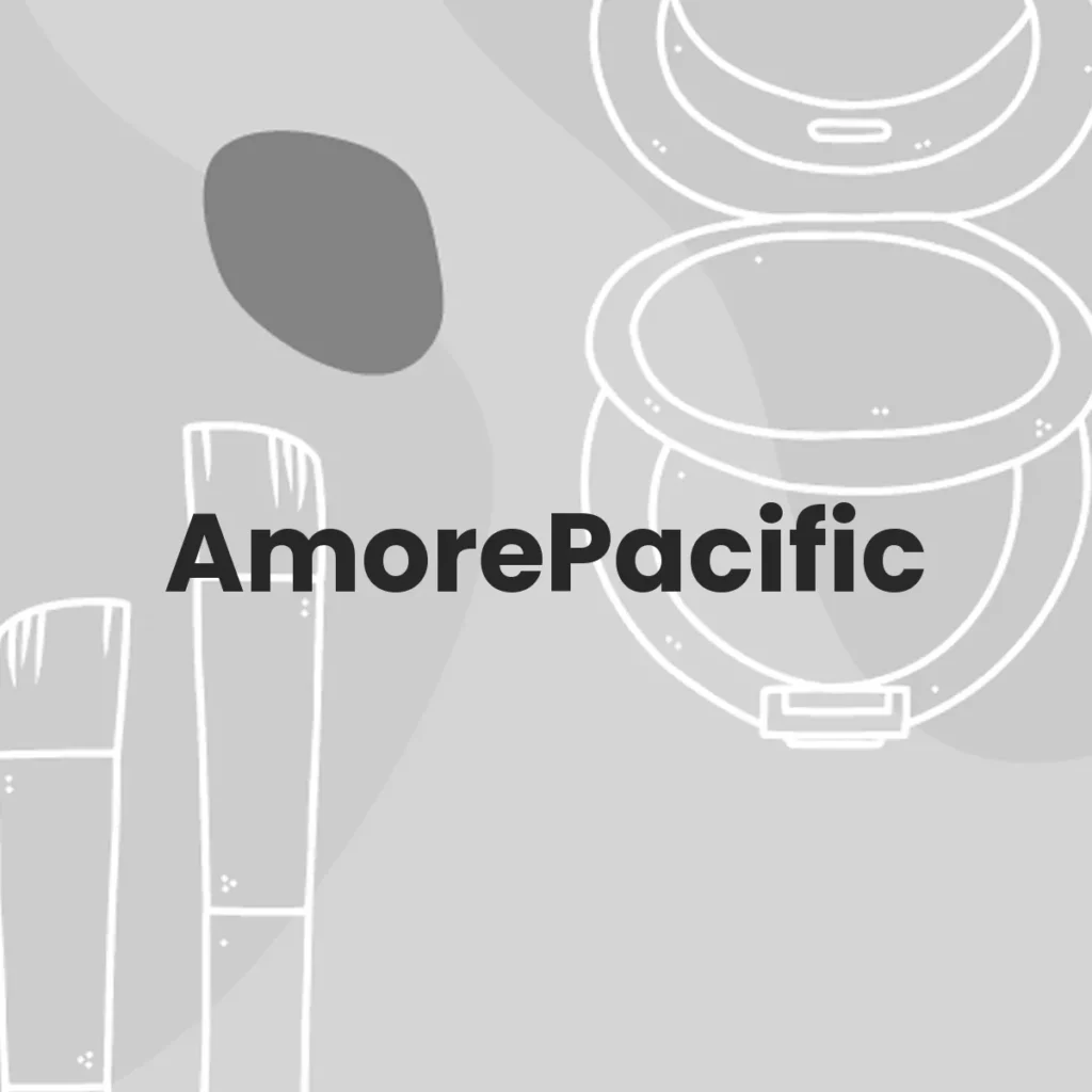 AmorePacific testa en animales?