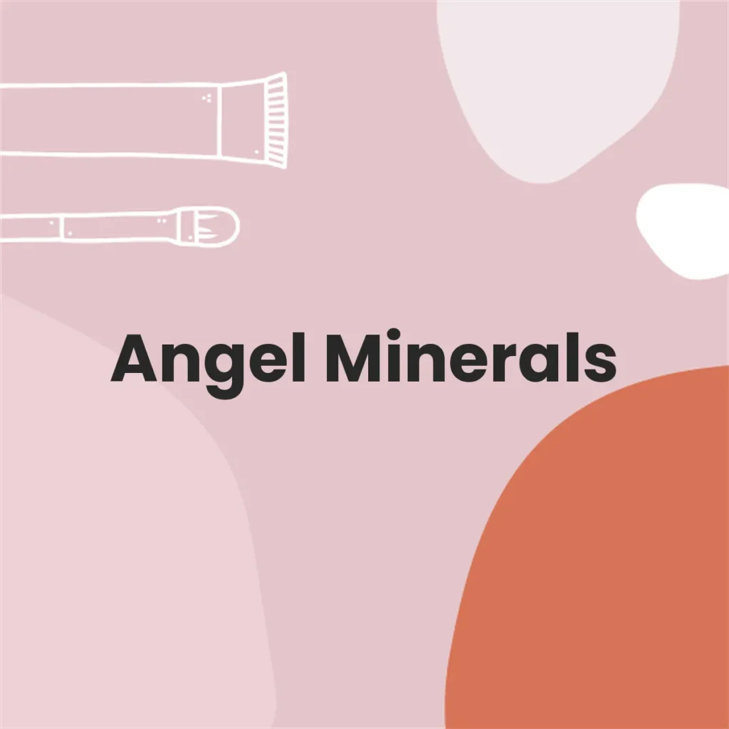 Angel Minerals testa en animales?