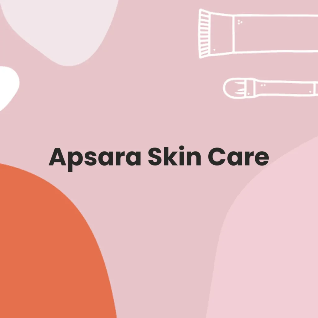 Apsara Skin Care testa en animales?