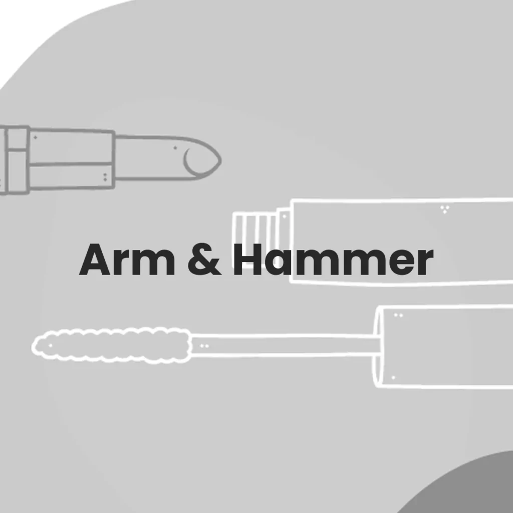 Arm & Hammer testa en animales?