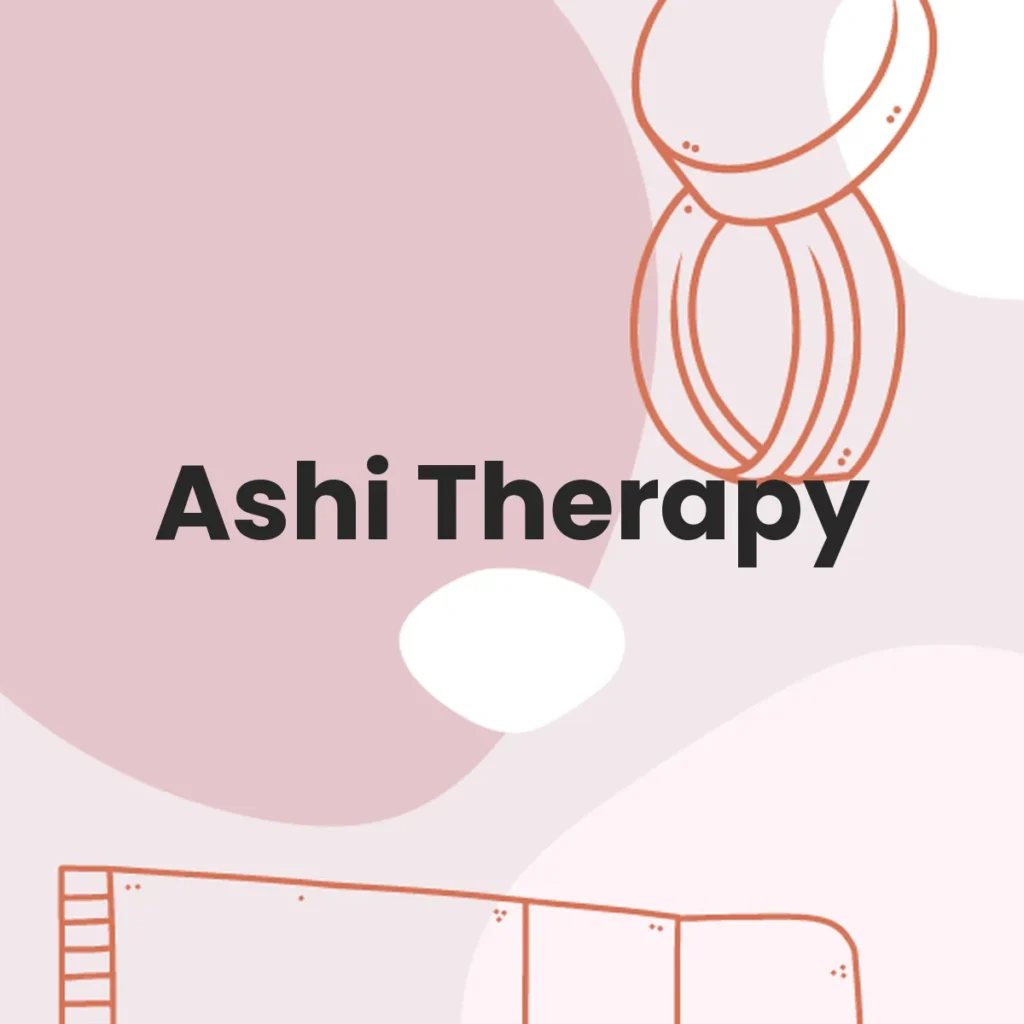 Ashi Therapy testa en animales?