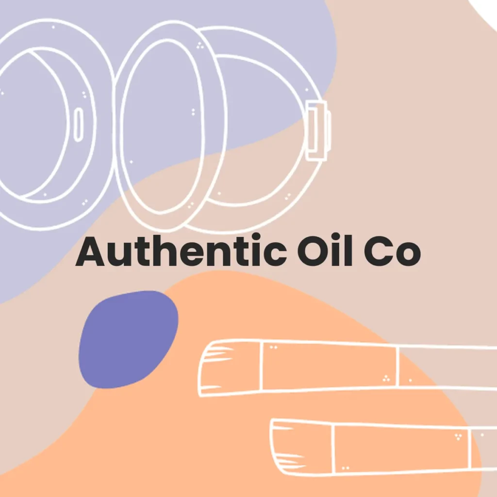 Authentic Oil Co testa en animales?