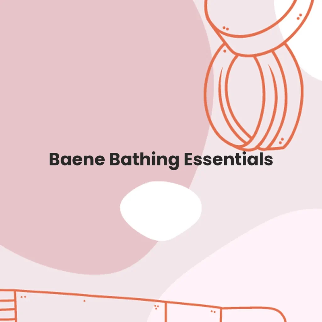 Baene Bathing Essentials testa en animales?