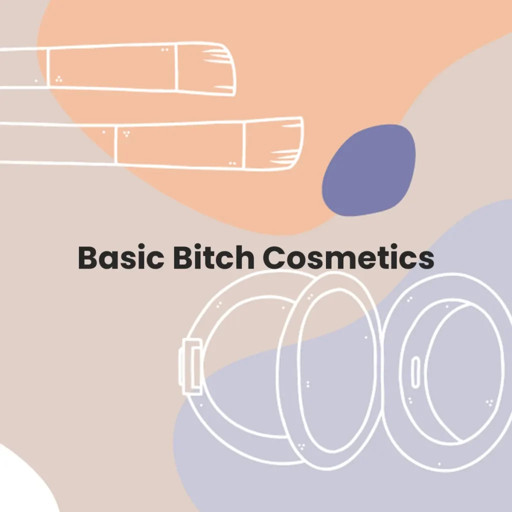 Basic Bitch Cosmetics testa en animales?