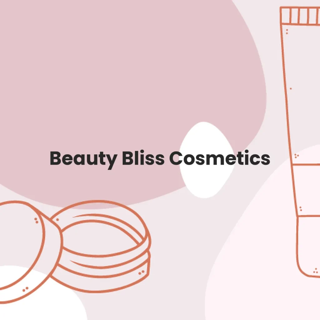 Beauty Bliss Cosmetics testa en animales?