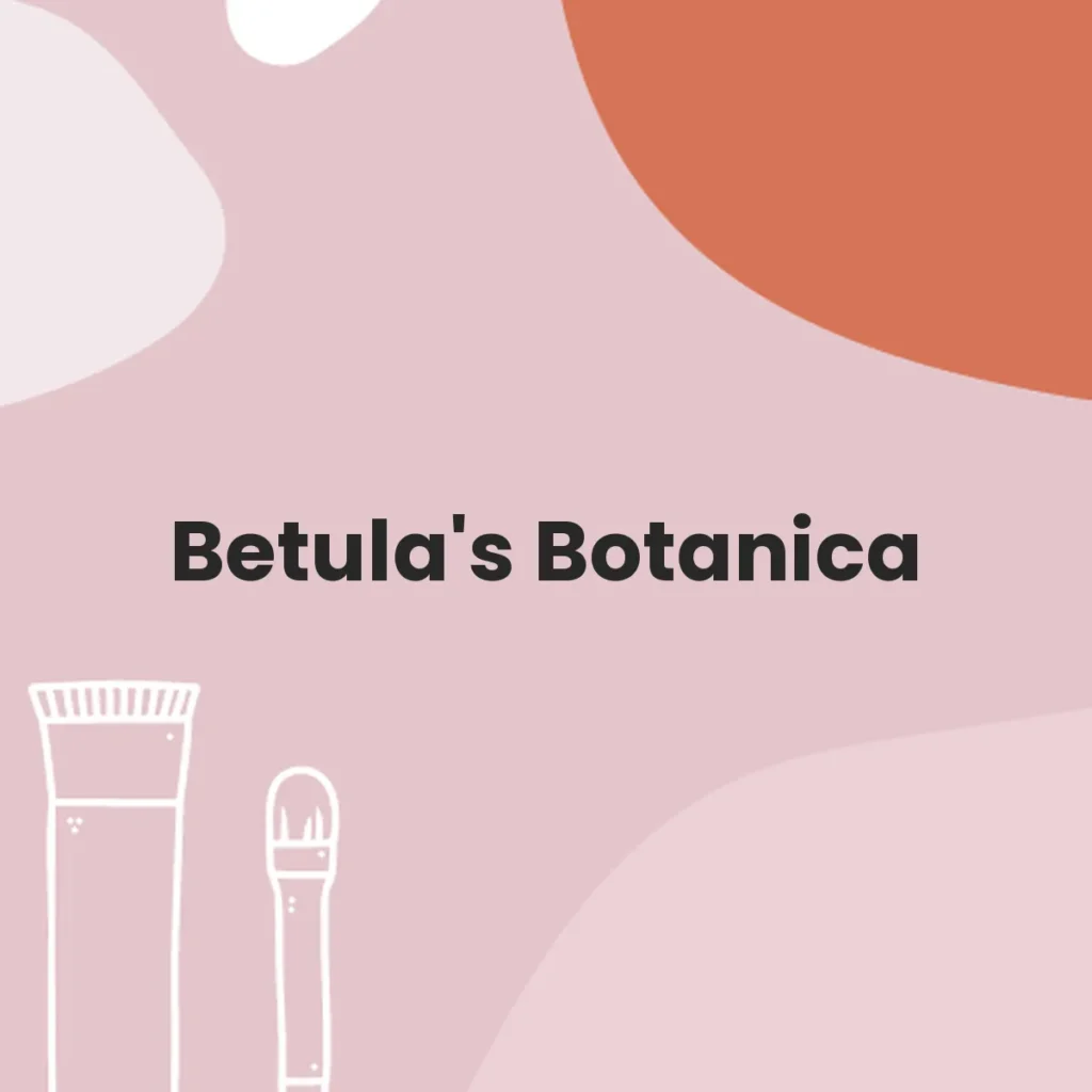 Betula's Botanica testa en animales?