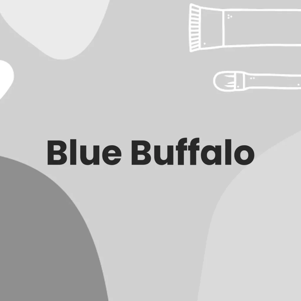 Blue Buffalo testa en animales?