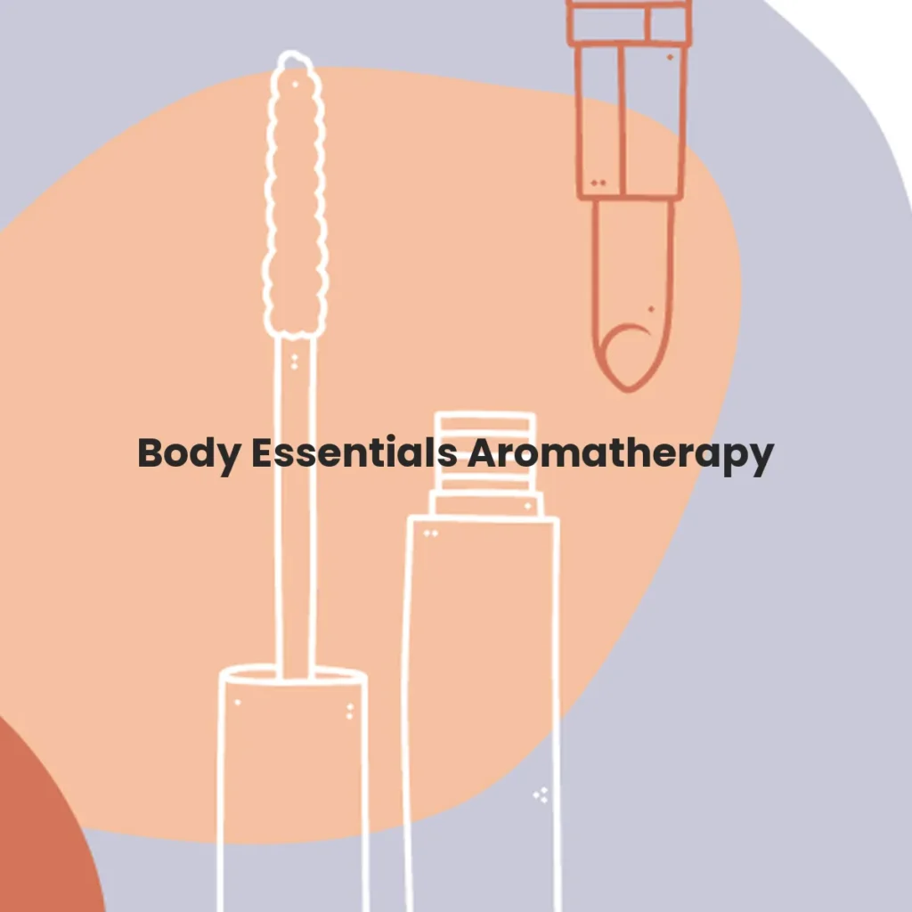 Body Essentials Aromatherapy testa en animales?