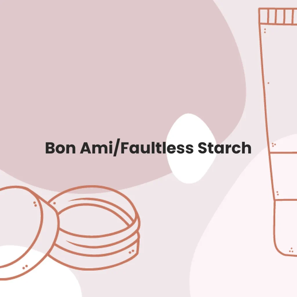 Bon Ami/Faultless Starch testa en animales?