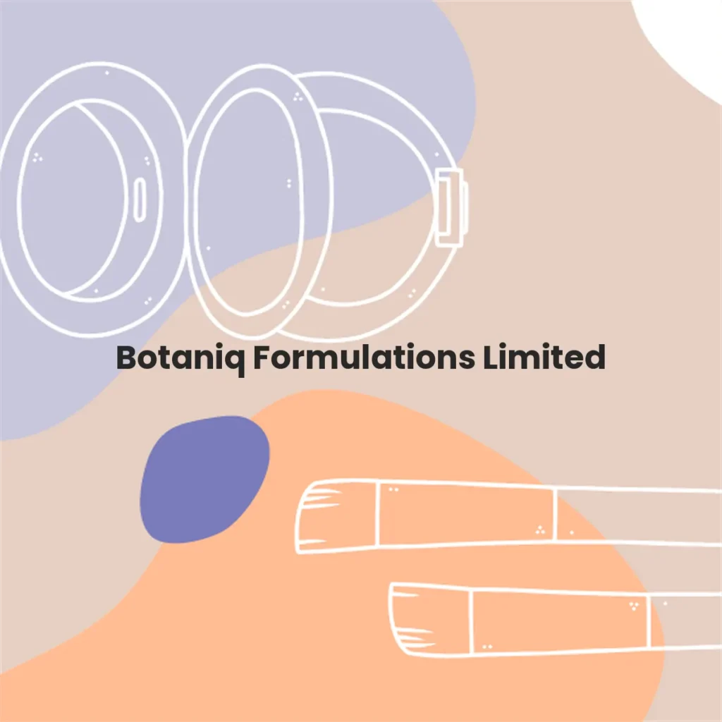 Botaniq Formulations Limited testa en animales?
