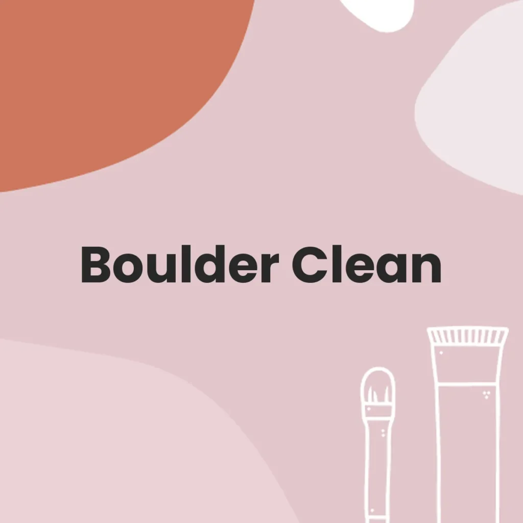 Boulder Clean testa en animales?