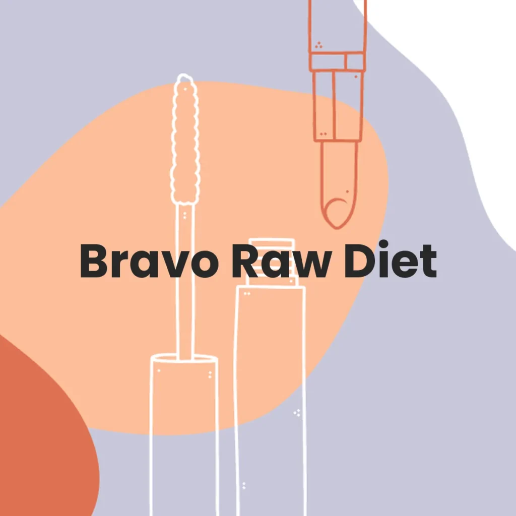 Bravo Raw Diet testa en animales?
