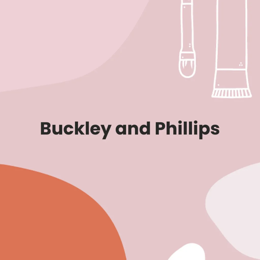 Buckley and Phillips testa en animales?