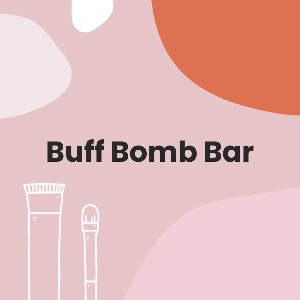 Buff Bomb Bar testa en animales?