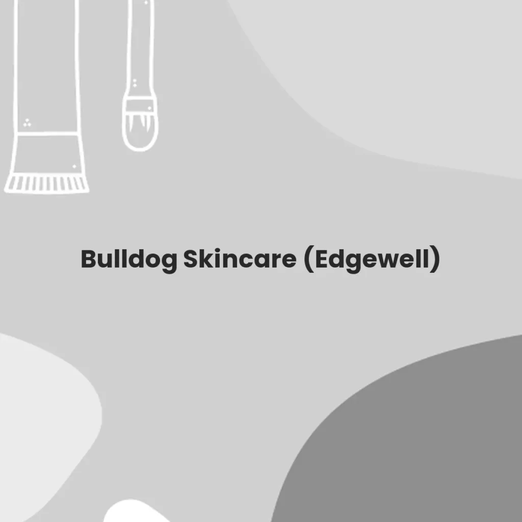 Bulldog Skincare (Edgewell) testa en animales?