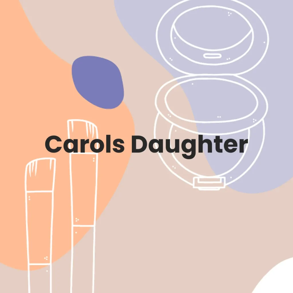Carols Daughter testa en animales?