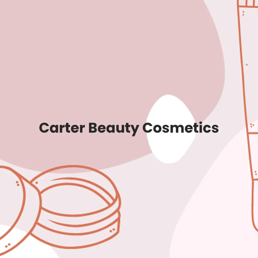 Carter Beauty Cosmetics testa en animales?