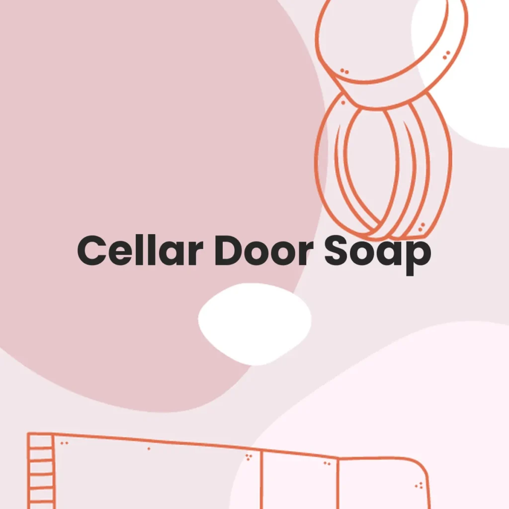 Cellar Door Soap testa en animales?