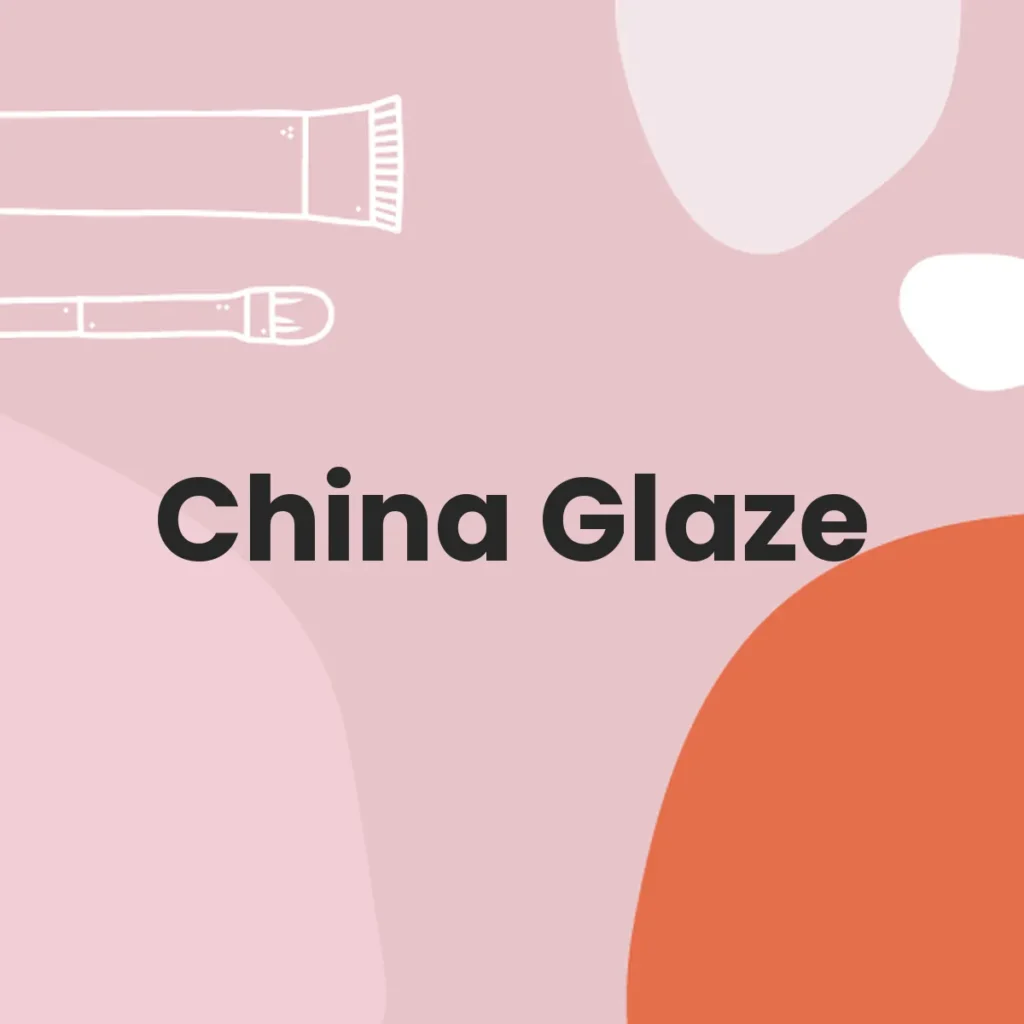 China Glaze testa en animales?