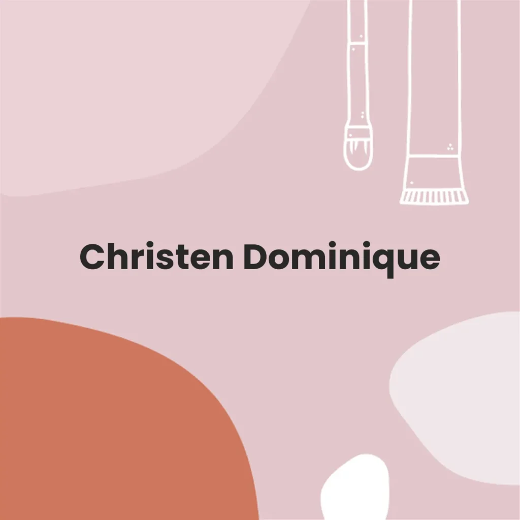 Christen Dominique testa en animales?
