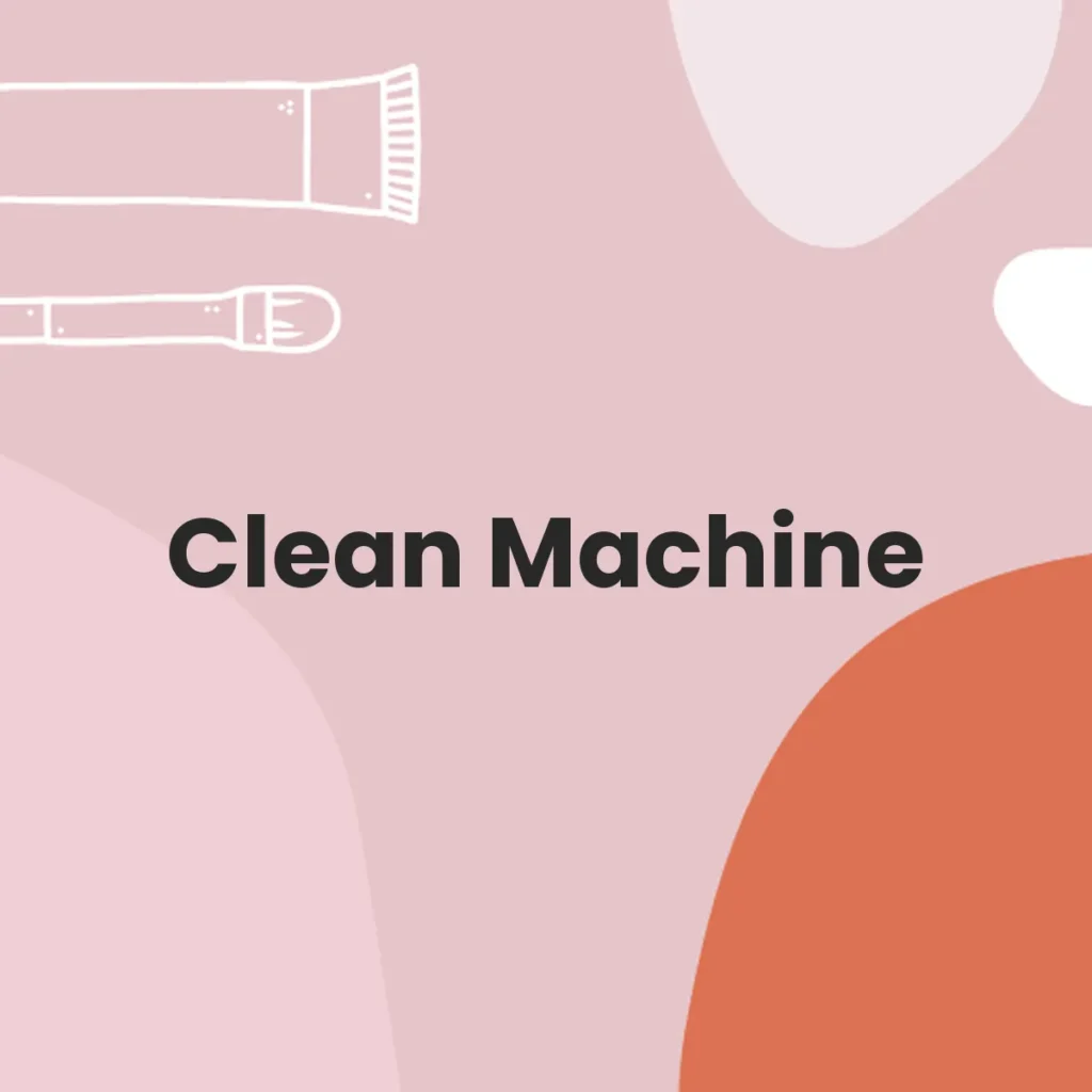 Clean Machine testa en animales?