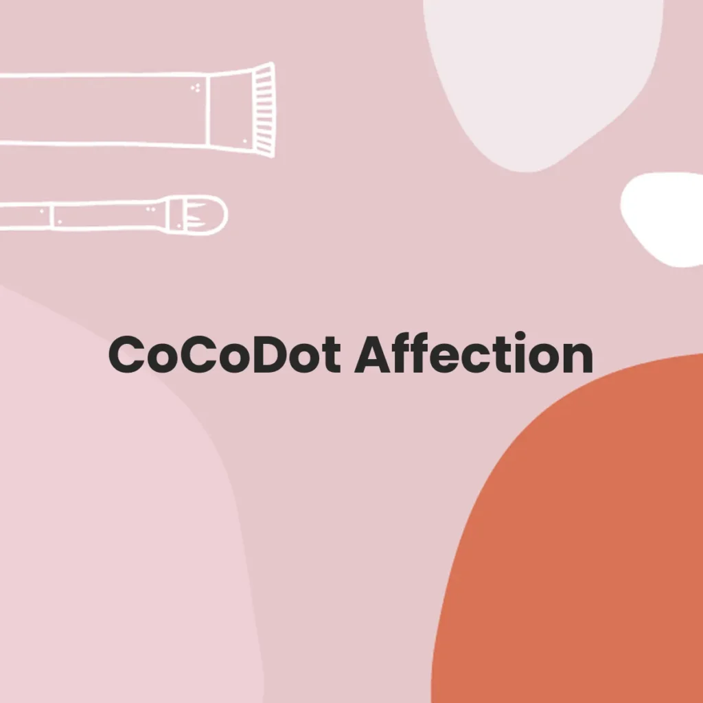 CoCoDot Affection testa en animales?