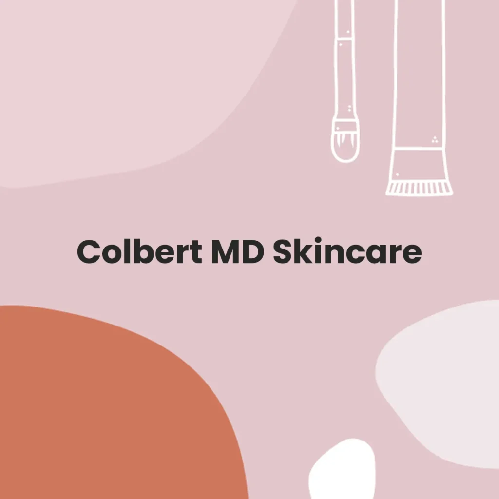 Colbert MD Skincare testa en animales?