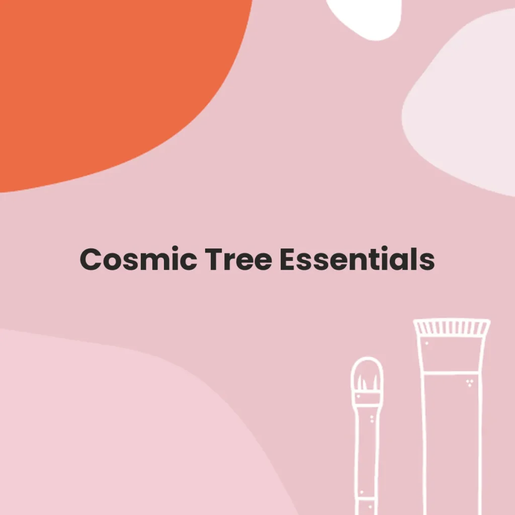 Cosmic Tree Essentials testa en animales?