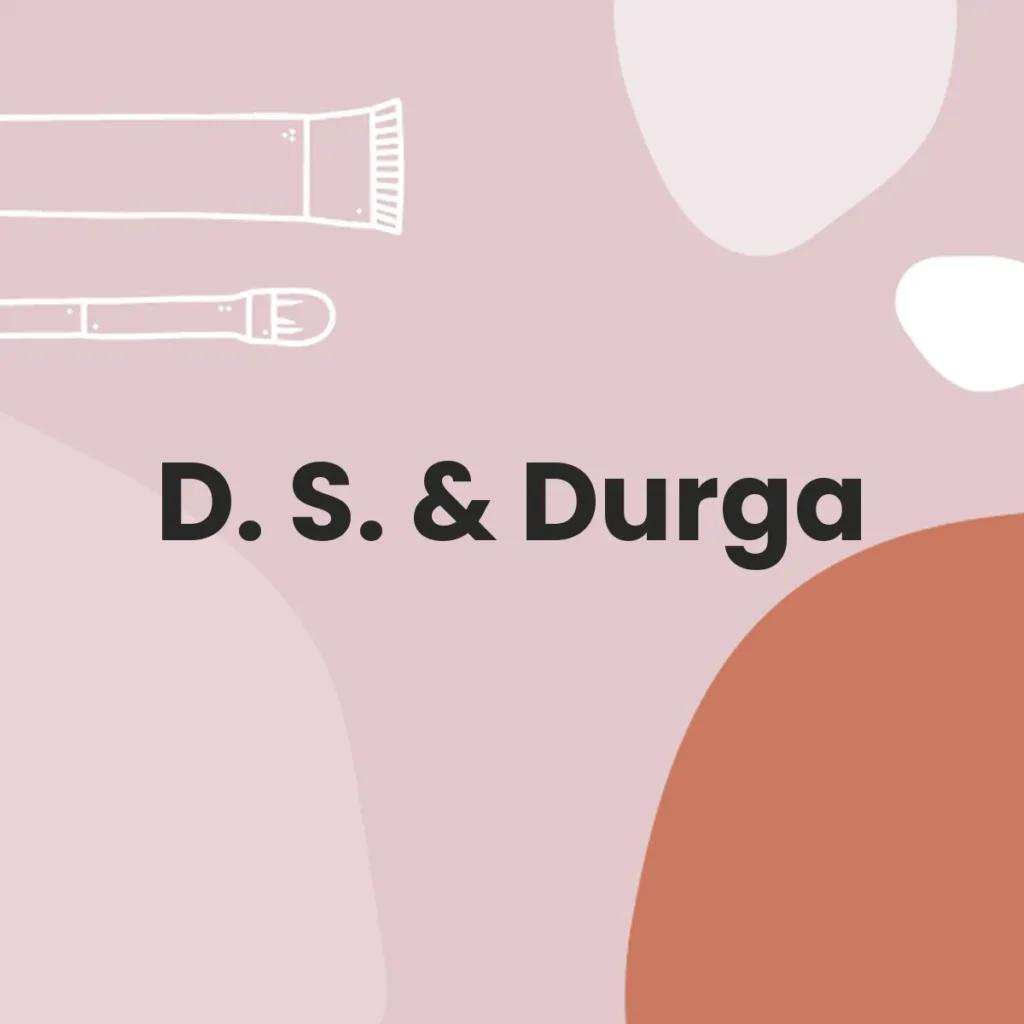 D. S. & Durga testa en animales?