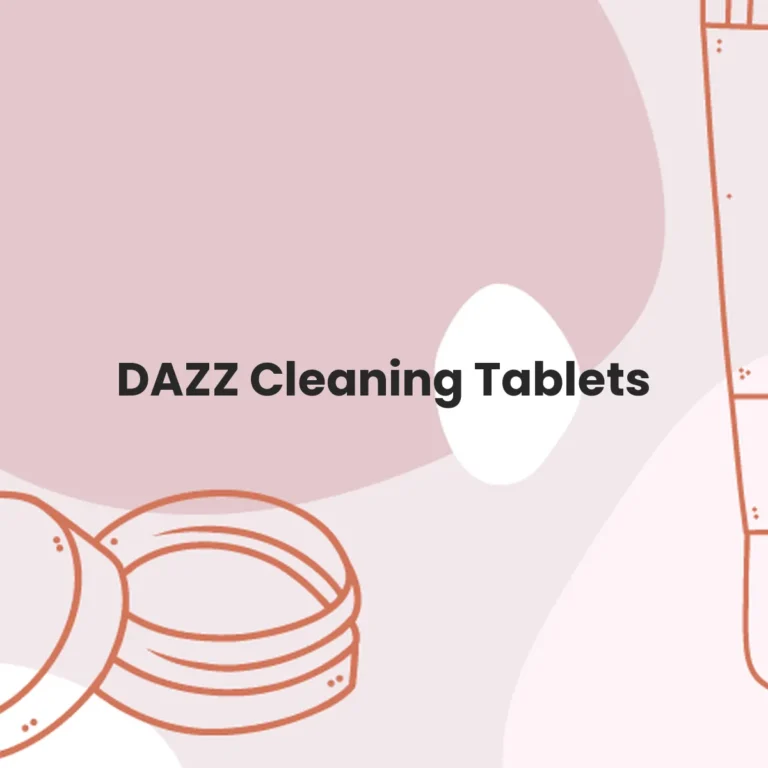 DAZZ Cleaning Tablets