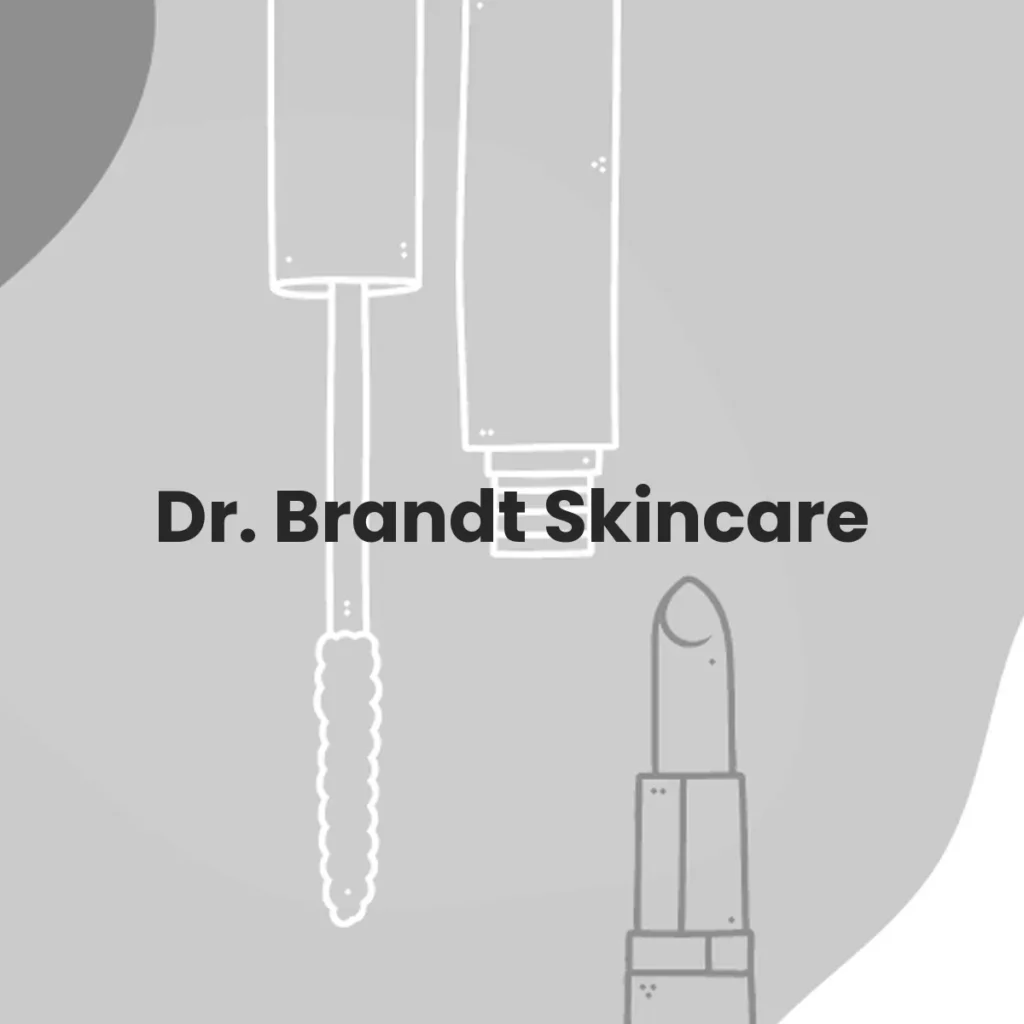 Dr. Brandt Skincare testa en animales?