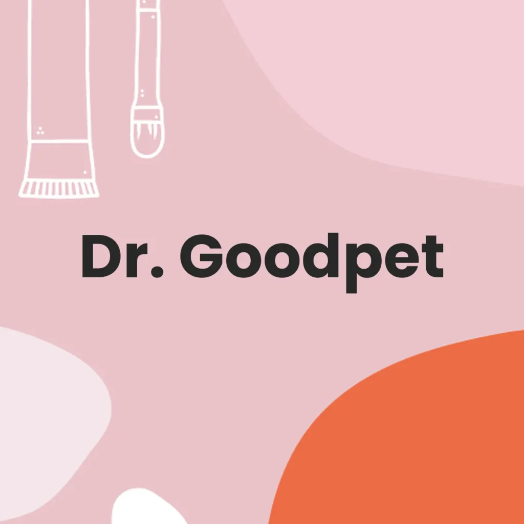 Dr. Goodpet testa en animales?