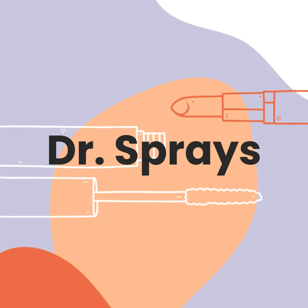 Dr. Sprays testa en animales?