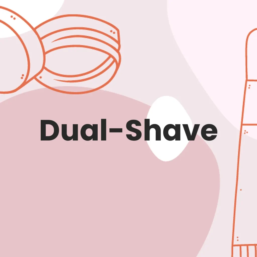 Dual-Shave testa en animales?