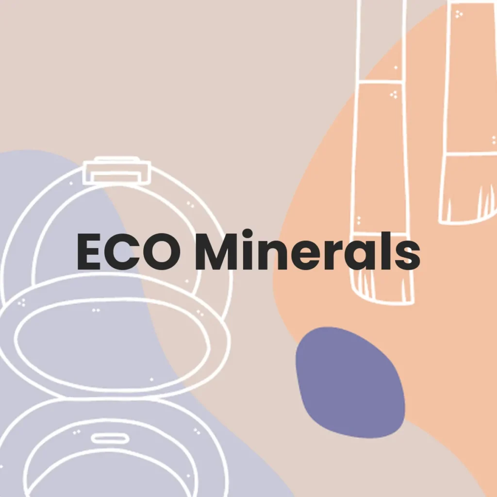 ECO Minerals testa en animales?