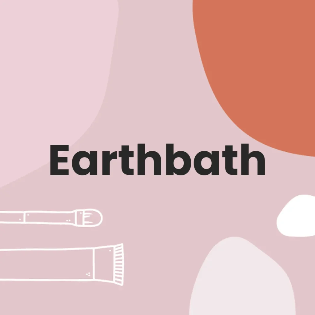 Earthbath testa en animales?