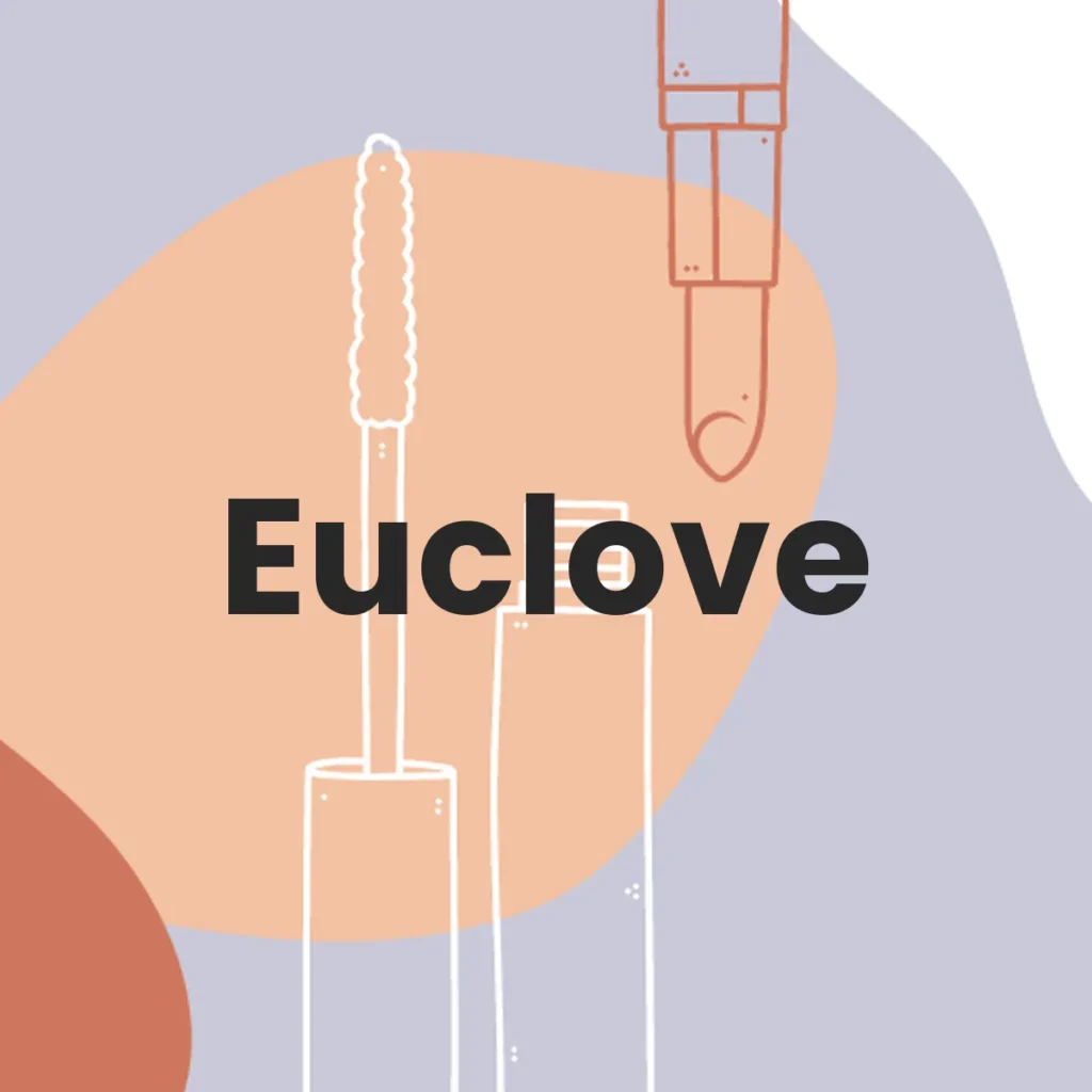 Euclove testa en animales?