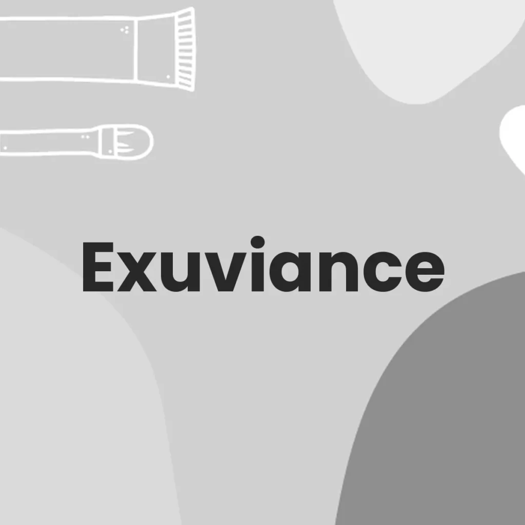 Exuviance testa en animales?