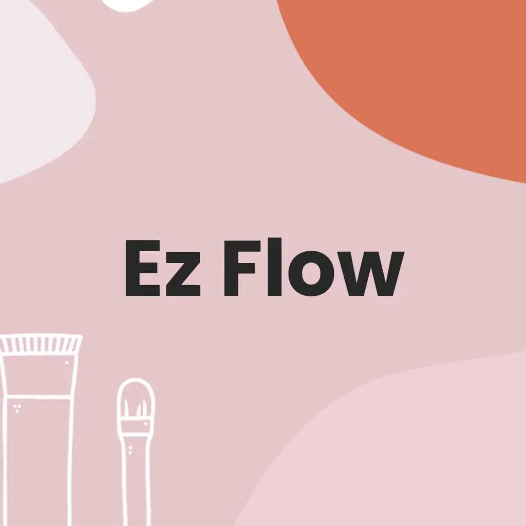 Ez Flow 3 Ez Flow testa en animales?