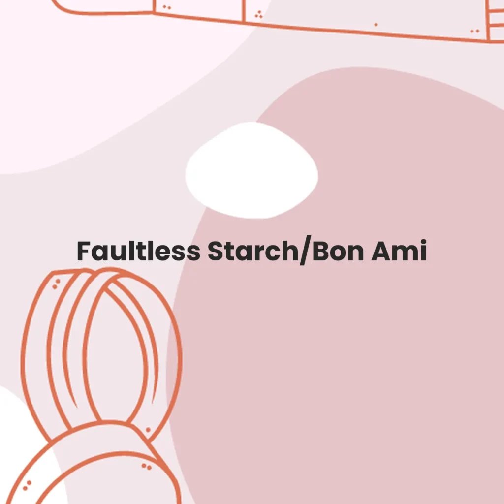 Faultless Starch/Bon Ami testa en animales?