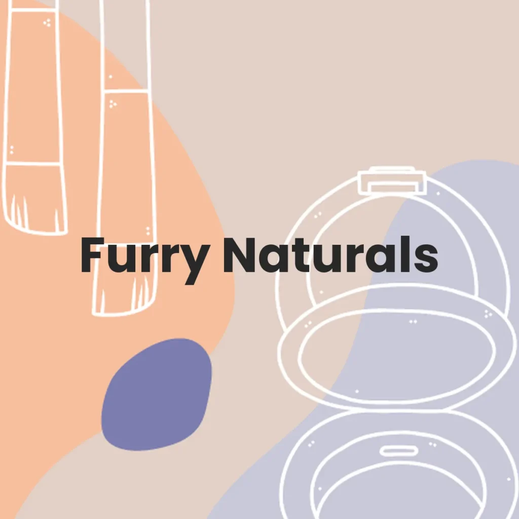 Furry Naturals testa en animales?