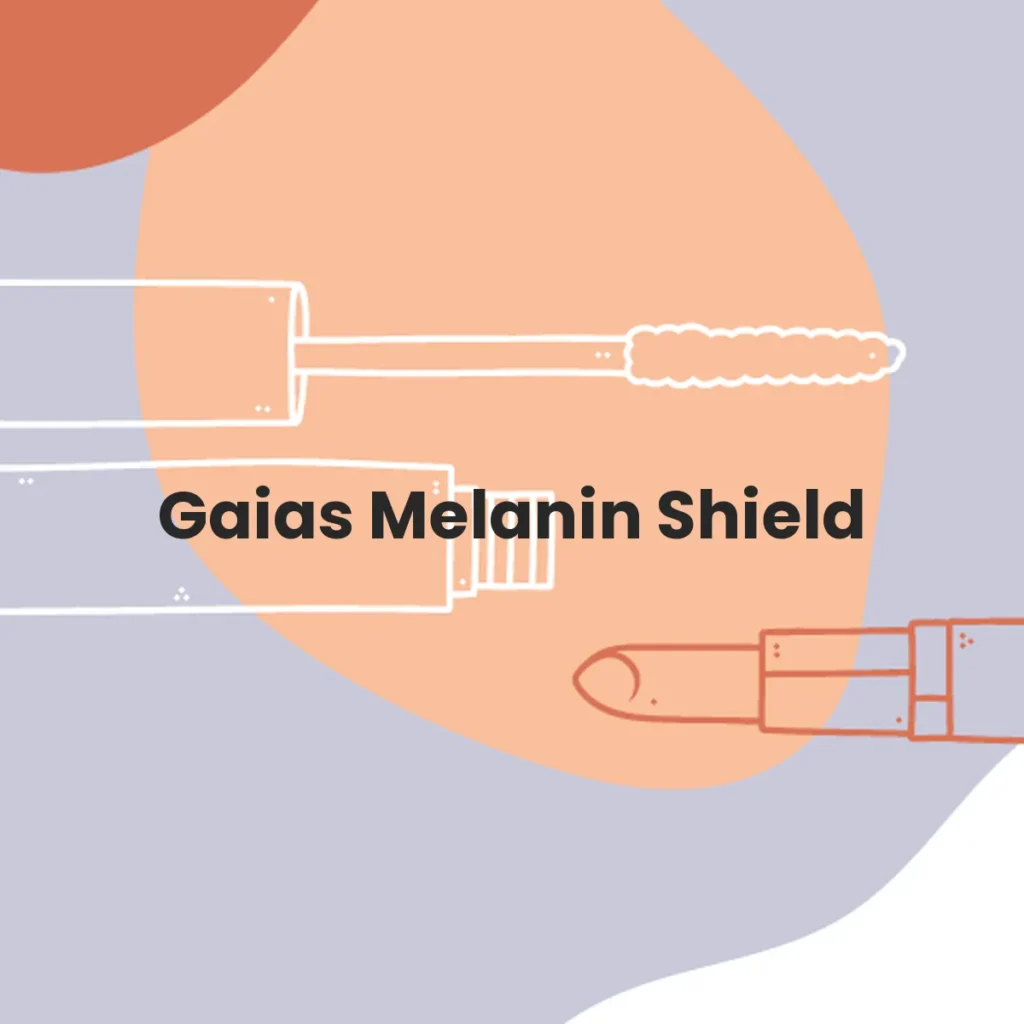 Gaias Melanin Shield testa en animales?