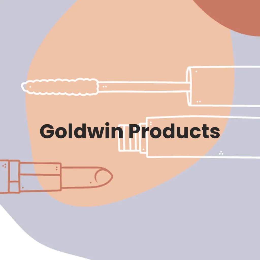 Goldwin Products testa en animales?