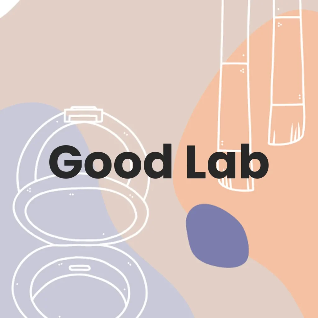 Good Lab testa en animales?